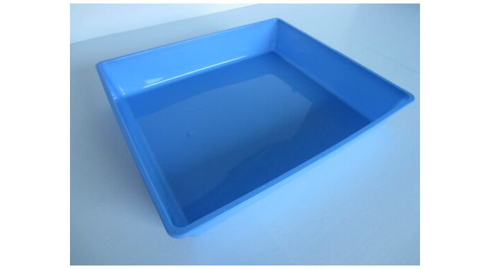 Opitec Espana  Bandeja de plástico, azul (23 x 15 cm)