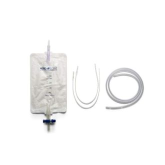 Silicone Round Drain Set with 350 ml Bag