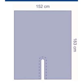 Schlitztuch, PE, selbstklebend