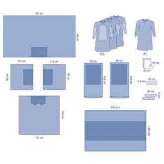 Eclipse® Reinforced Universal Pack with Gowns