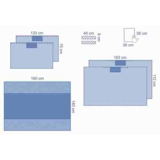 Eclipse® Paediatric Reinforced Universal Drape Pack