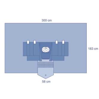 Eclipse® Reinforced Nephroscopy Drape with Pouch