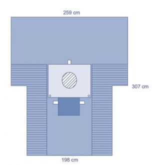 Eclipse® C-Section Drape with Pouch and Full Incise Film
