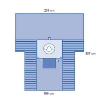 Eclipse® C-Section Drape with Pouch and Fenestrated Incise Film