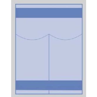 Sacca Invisishield Porta Strumenti per Laparoscopia con 2 Scomparti