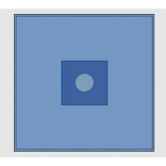 Champ circulaire adhésif Invisishield avec ouverture