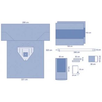 OPS™ Essential Arthroscopy Pack 2 with T-Drape