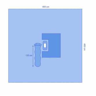 OPS™ Essential Hüfttuch, verstärkt, für Rückenlage und anterioren Zugang