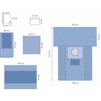 OPS™ Essential C-Section Pack with Full Incise Film and Mayo Stand Cover