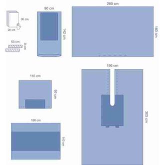 OPS™ Essential Reinforced Split Pack 2 with Mayo Stand Cover