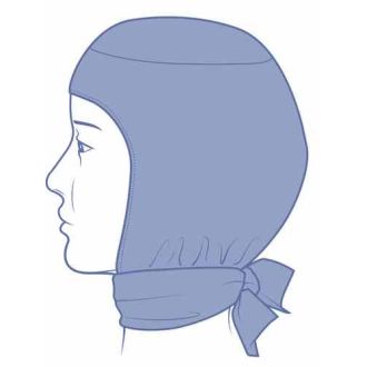 Cagoule chirurgicale en spunlace viscose