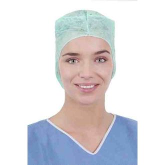 Calot chirurgical à front court Cluster Keyback avec élastique à l’arrière