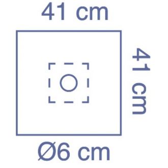 Invisishield Clear Adhesive Circular Aperture Drape