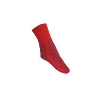 Double-Tread Red Slipper Socks
