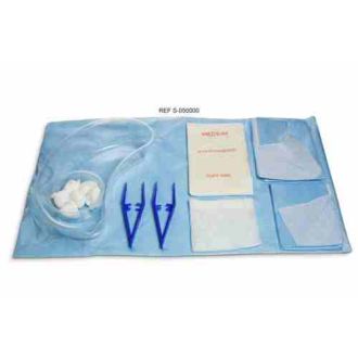 Set n°5 per la Sostituzione del Catetere con Guanti in Lattice e Bacinella Reniforme