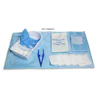 Set n°6 per la Sostituzione del Catetere con Guanti in Nitrile
