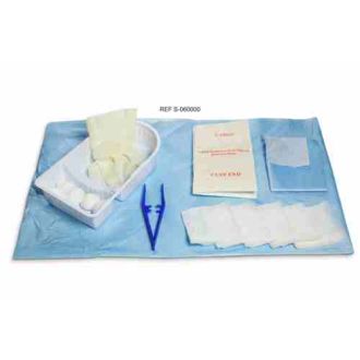 Set n°6 per la Sostituzione del Catetere con Guanti in Lattice e Vaschetta per la Raccolta delle Urine