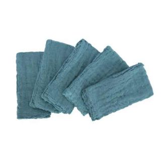 Compresses de laparotomie vertes, radio-détectables, 6 plis et avec lacet