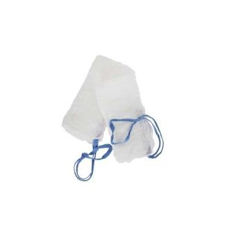 Compresses de laparotomie blanches, radio-détectables, 4 plis et avec lacet