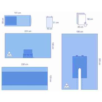 OPS™ Ultimate Reinforced Split Pack 2 with Mayo Stand Cover