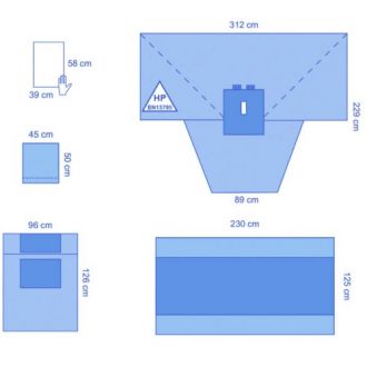 Pack 1 para Ginecologia e Cistoscopia OPS™ Ultimate com Perneiras