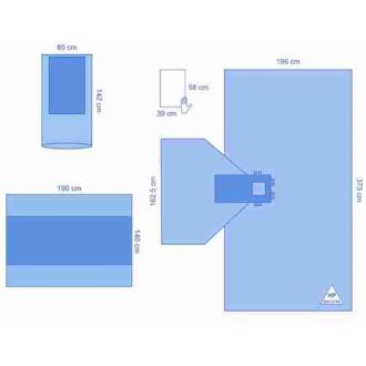 OPS™ Ultimate Reinforced Hand Pack with Mayo Stand Cover