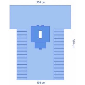 OPS™ Ultimate Reinforced Abdominal T-Drape