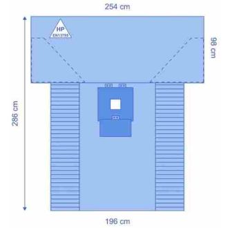 OPS™ Ultimate Pediatrisch Verstevigd Laparotomie T-laken