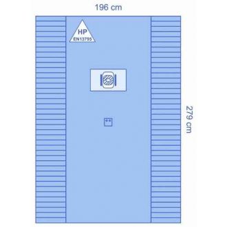 OPS™ Ultimate Ophthalmic Drape with Fenestrated Incise Film and Pouches