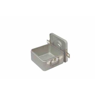 Steriset® Half-Size Flat-Bottom Container with Aluminium Lid