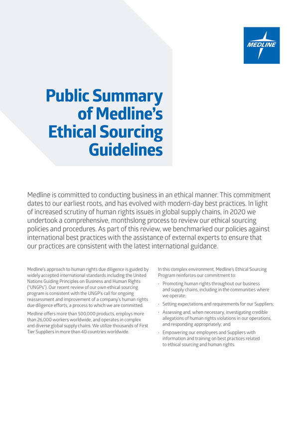 Ethical Sourcing Code